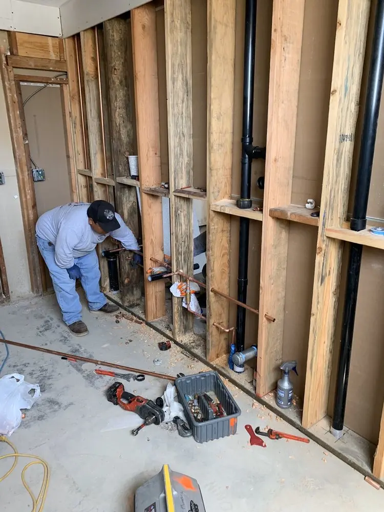 Commercial rough-in plumbing for Trenchless Sewer Repair in Morristown